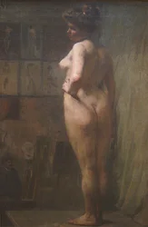 Posierendes Modell